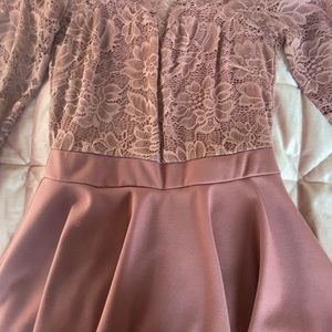 Pink lace skort/ Romper